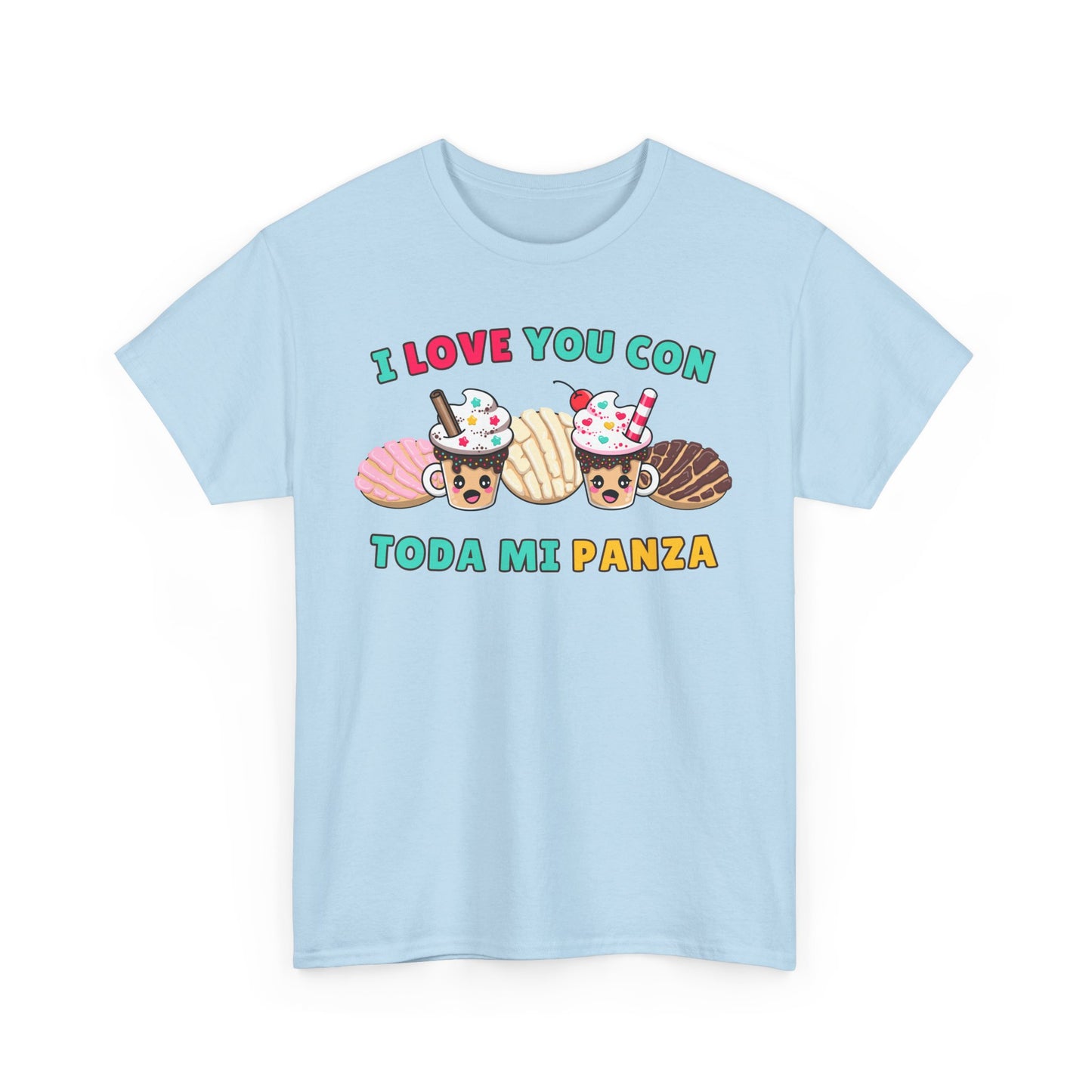 Kawaii Graphic Tee - I love you con toda mi Panza