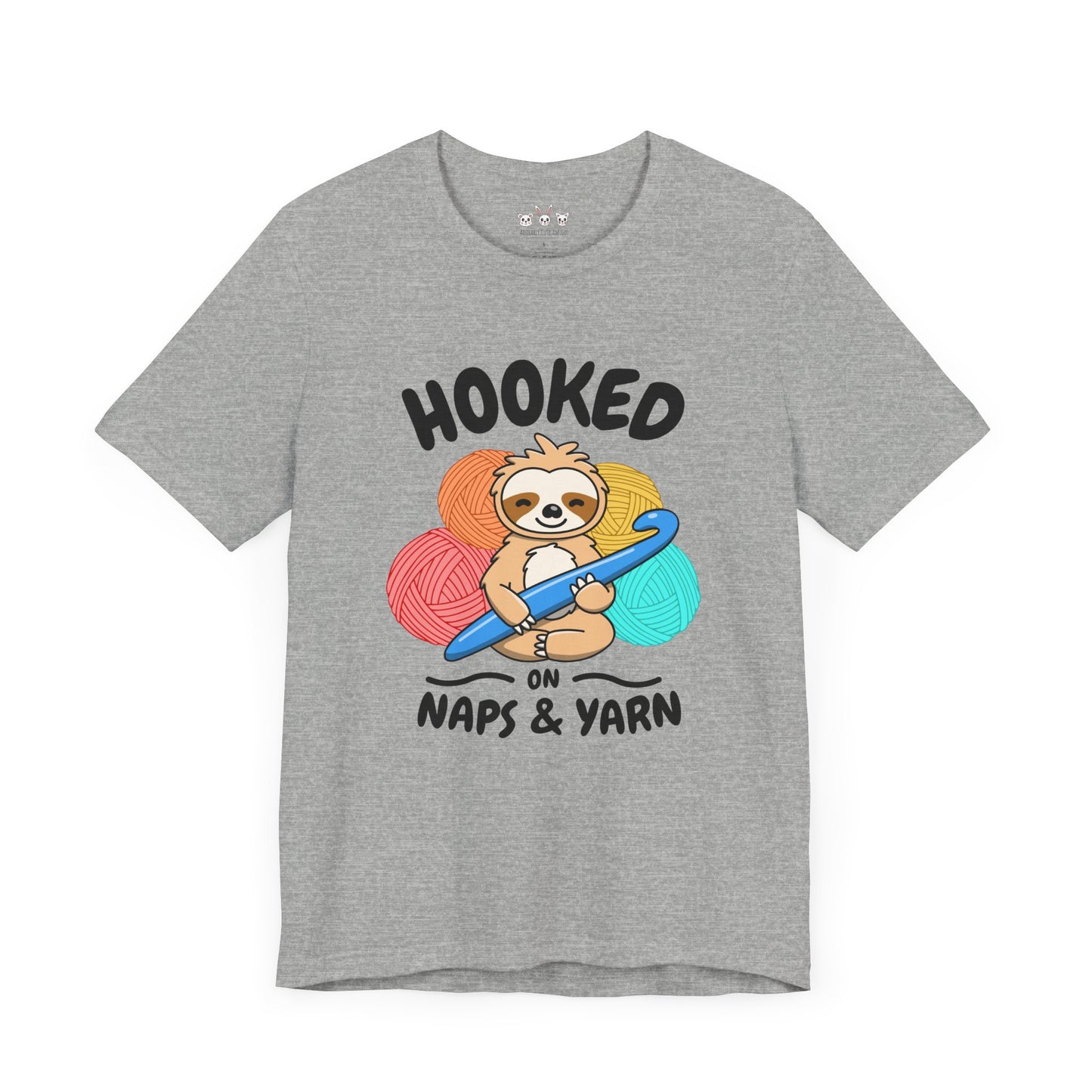 Sloth 'Hooked on Naps and Yarn' Shirt