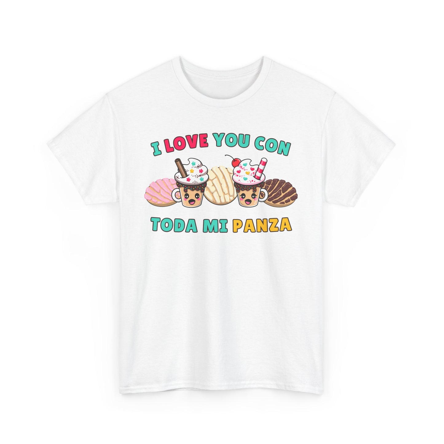 Kawaii Graphic Tee - I love you con toda mi Panza