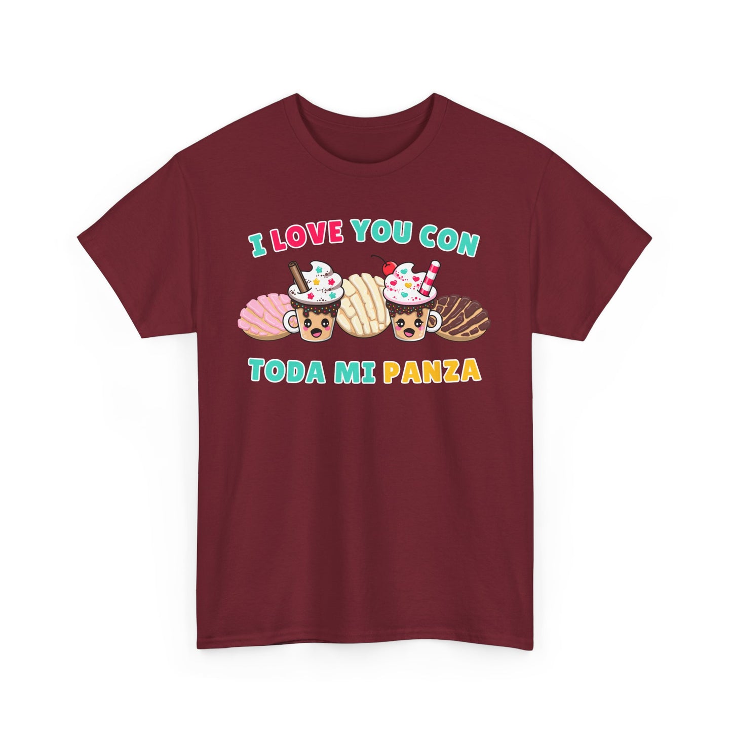 Kawaii Graphic Tee - I love you con toda mi Panza