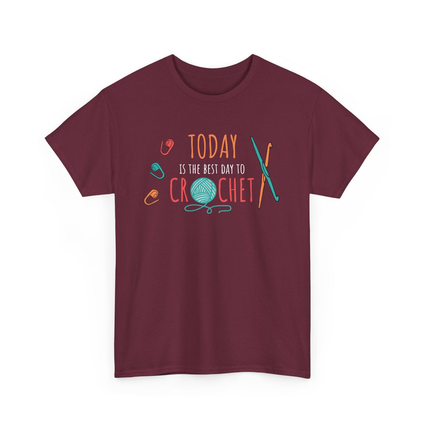 Graphic Tee - Today is the best day to Crochet