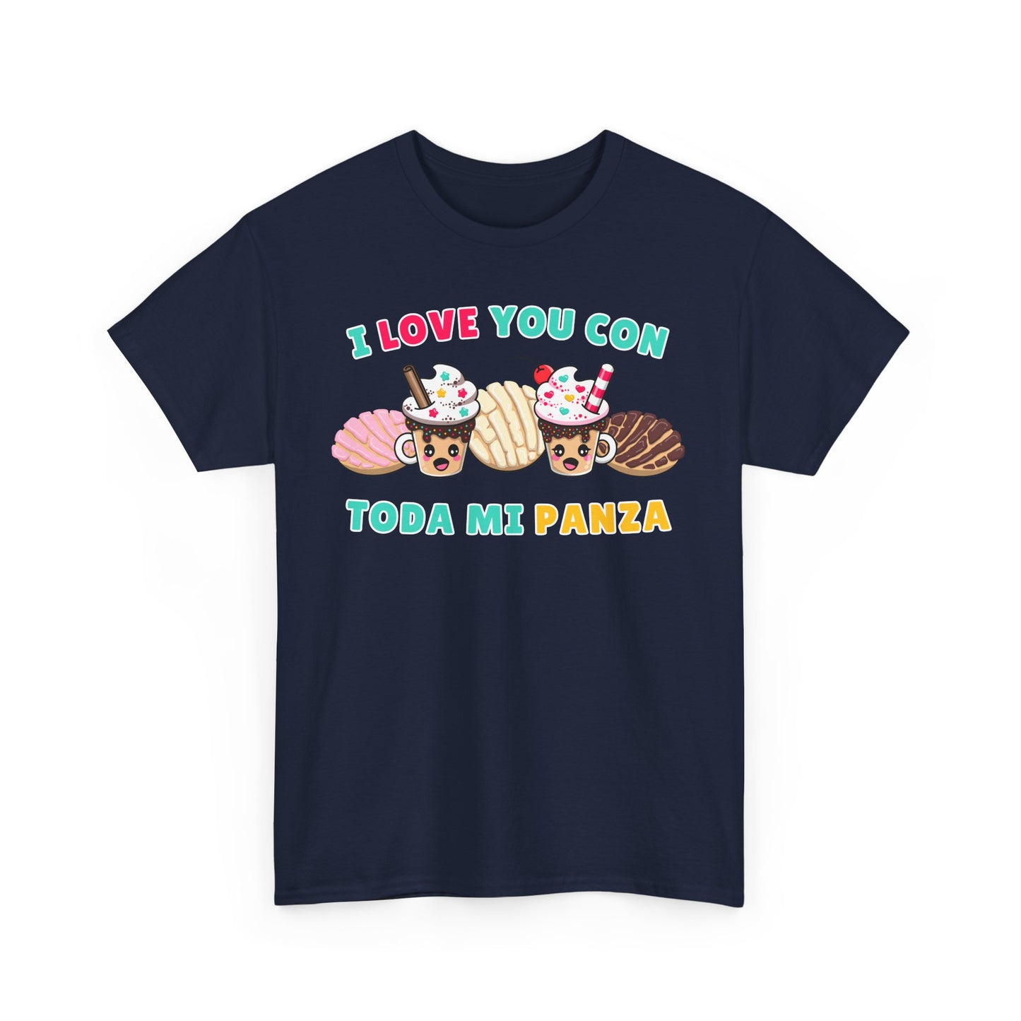 Kawaii Graphic Tee - I love you con toda mi Panza