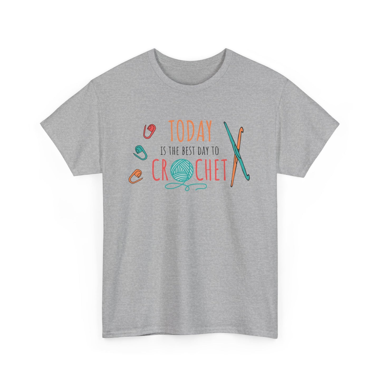 Graphic Tee - Today is the best day to Crochet