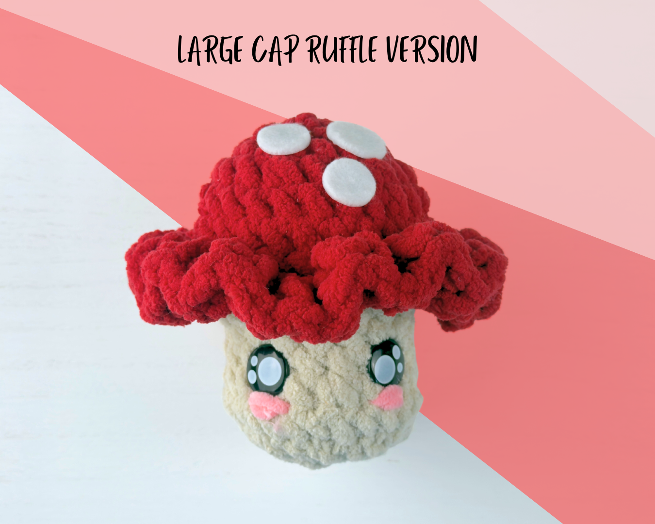 Mushroom Crochet Pattern | Amigurumi Digital Download PDF Tutorial | Toadstool