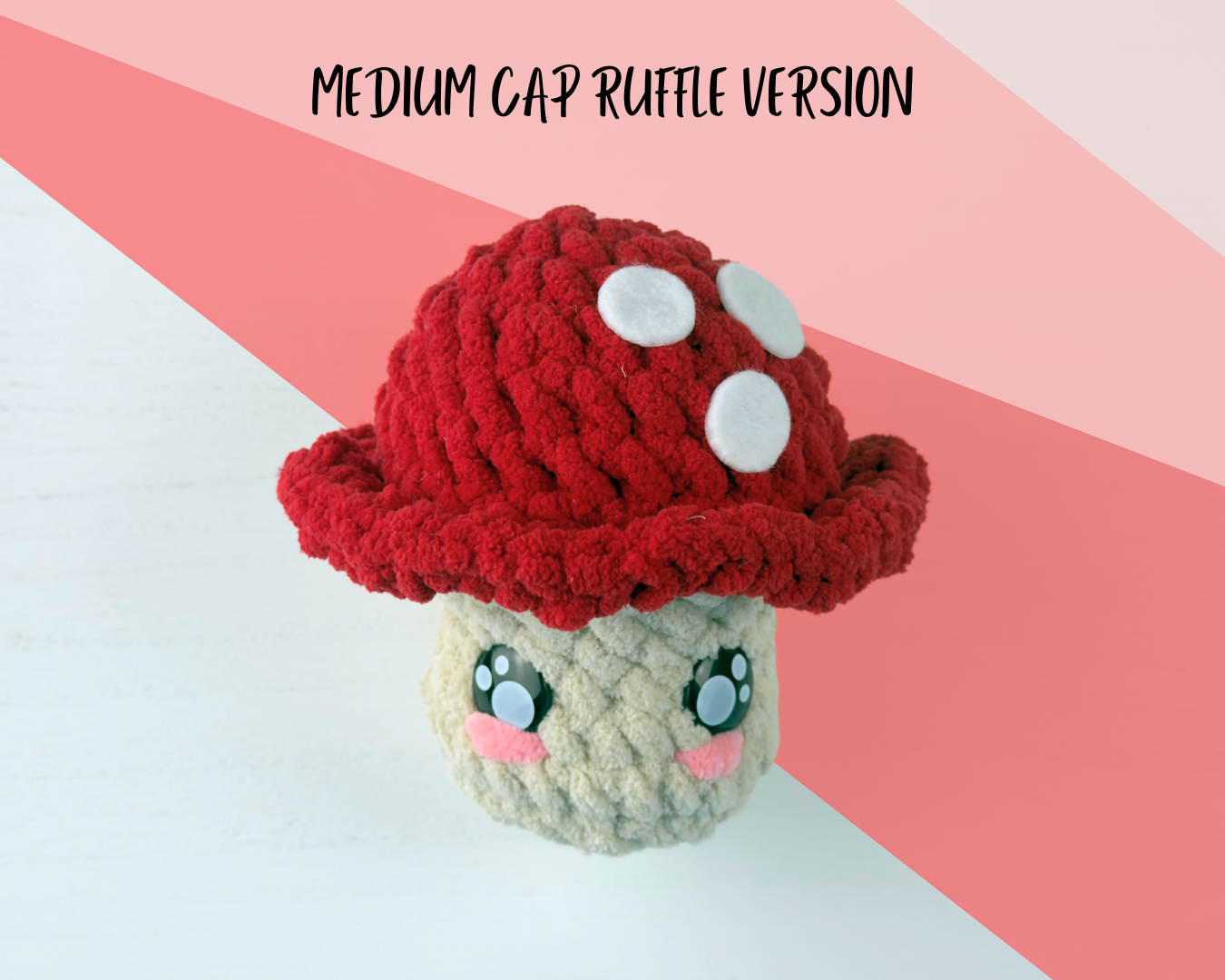 Mushroom Crochet Pattern | Amigurumi Digital Download PDF Tutorial | Toadstool