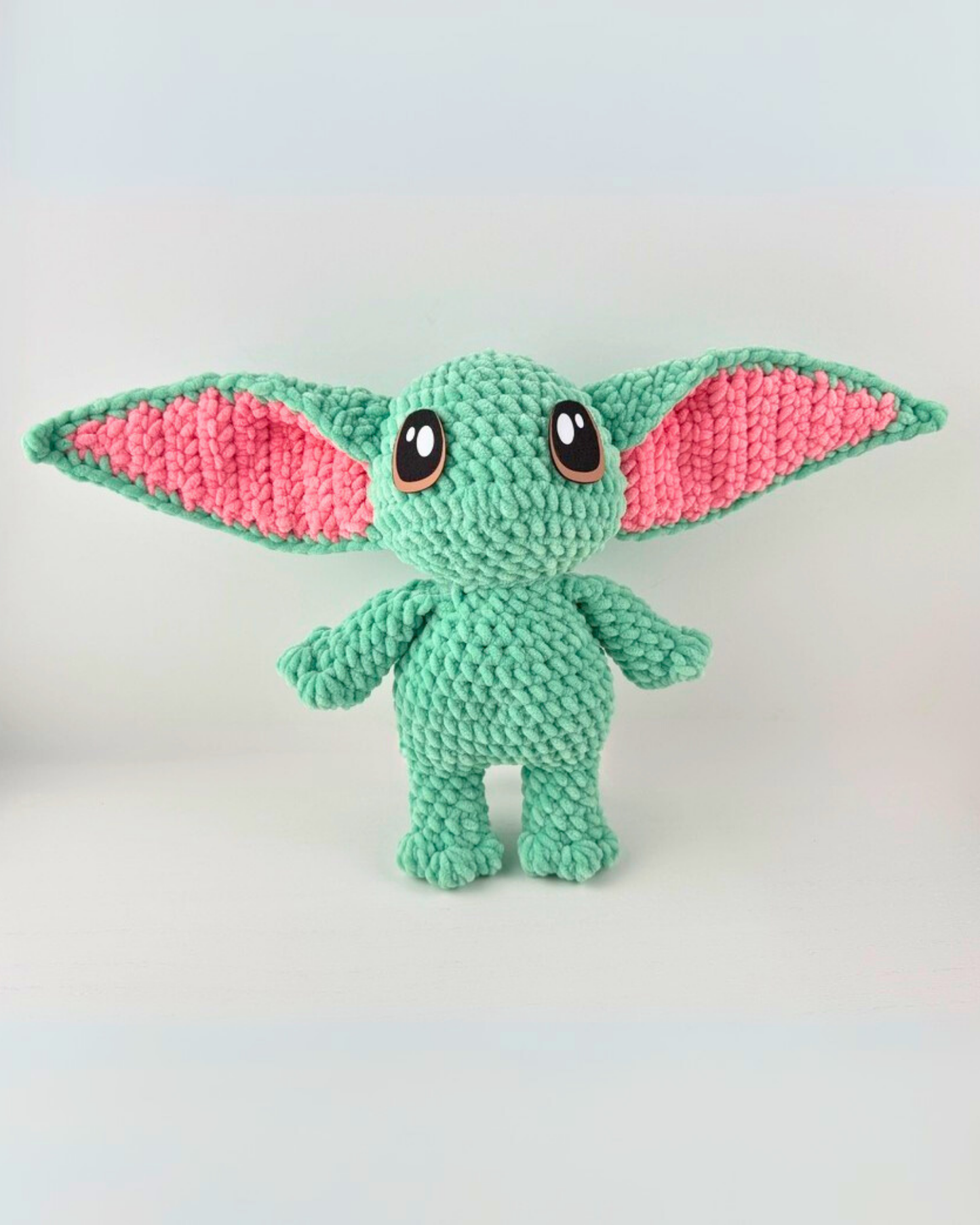 Baby Alien Plush | Green Crochet Amigurumi Plushie | Cute Handmade Gift