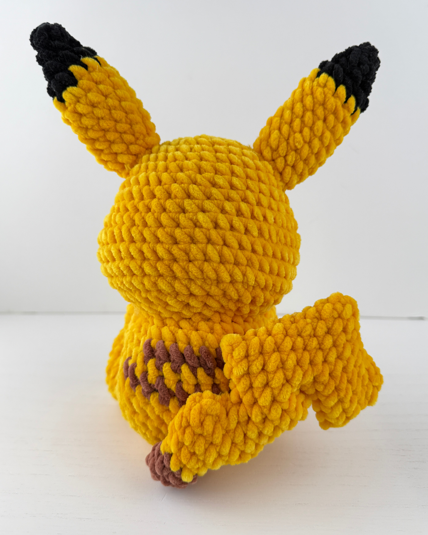 Electric Mouse Plush | Yellow Crochet Amigurumi Plushie | Cute Handmade Gift