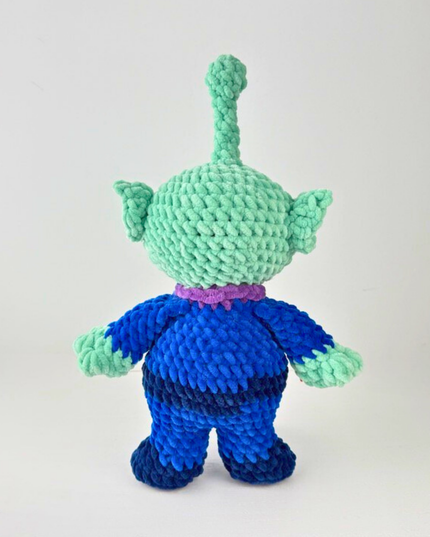 Toy Alien Plush | Green Crochet Amigurumi Plushie | Cute Handmade Gift
