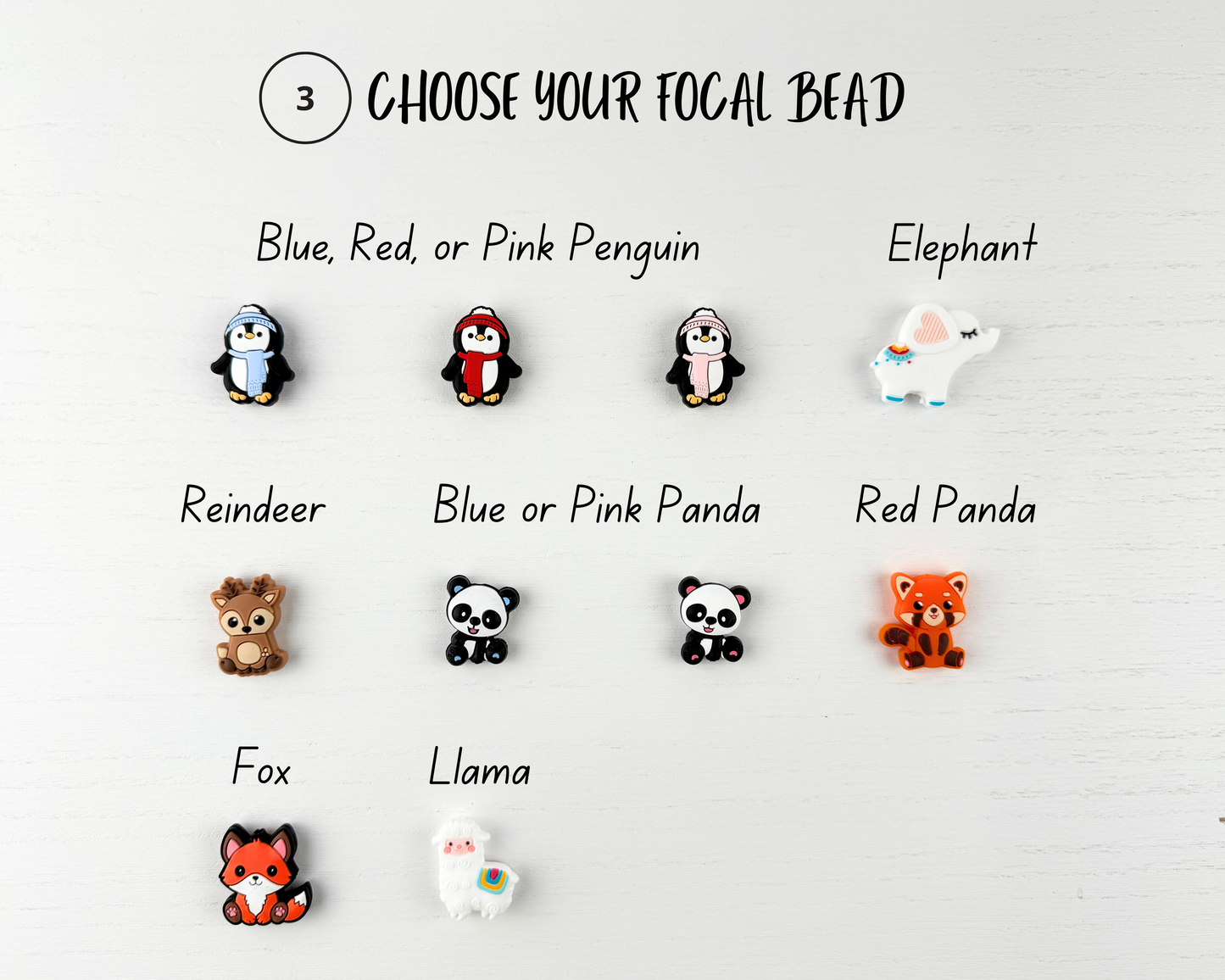 10 inch Amigurumi Sewing Stick | Kawaii Animal Charm (Set 2)