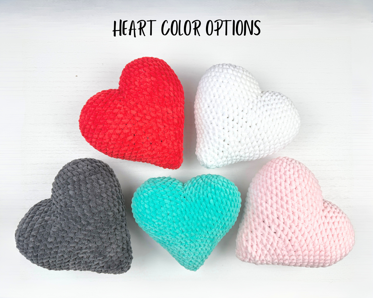 Crochet Kawaii Heart Pillow | Custom Handmade Plush | Cutecore Home Decor