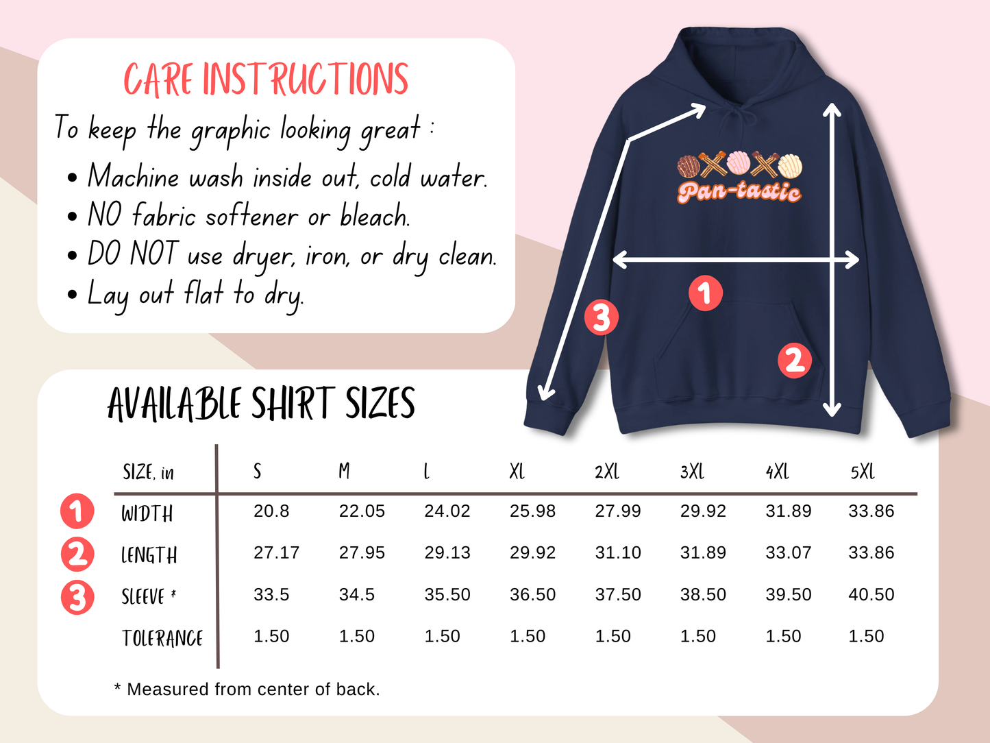 Graphic Hoodie - Pantastic Conchas and Churros