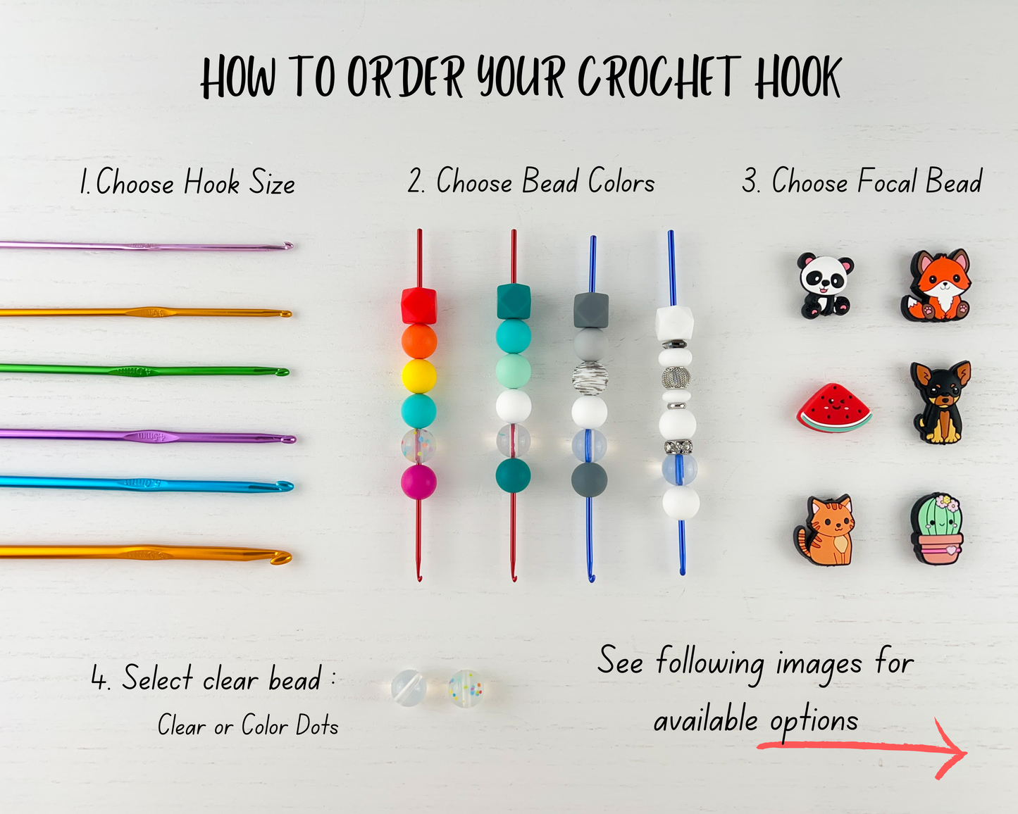 5 mm Custom Crochet Hook | Kawaii Dog Charm