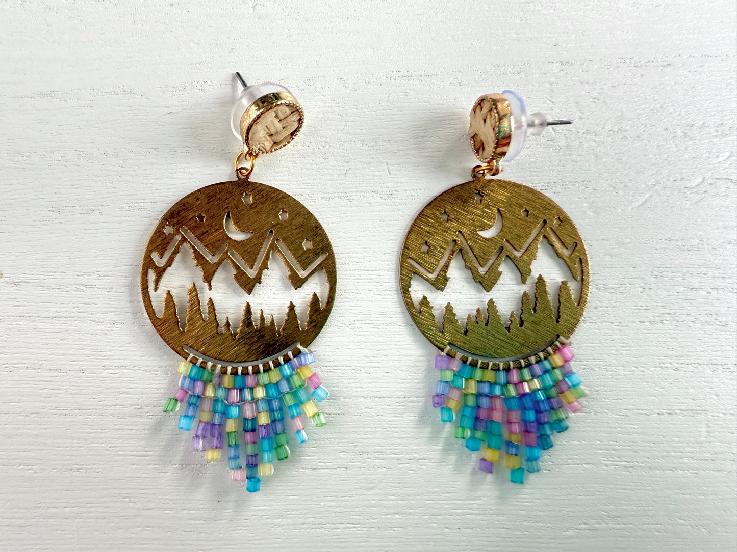 Handmade Assorted Dangle Hoop Earrings