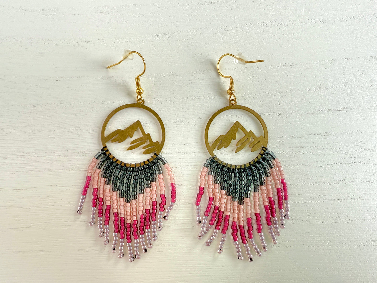 Handmade Assorted Dangle Hoop Earrings