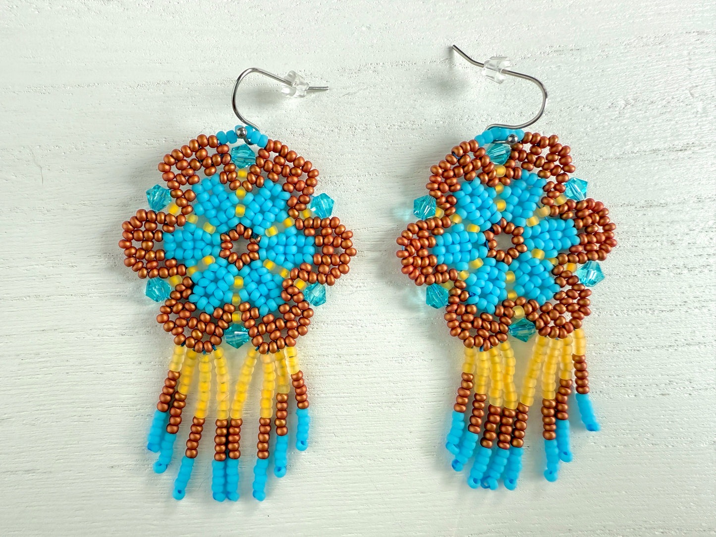 Handmade Assorted Dangle Flower Earrings