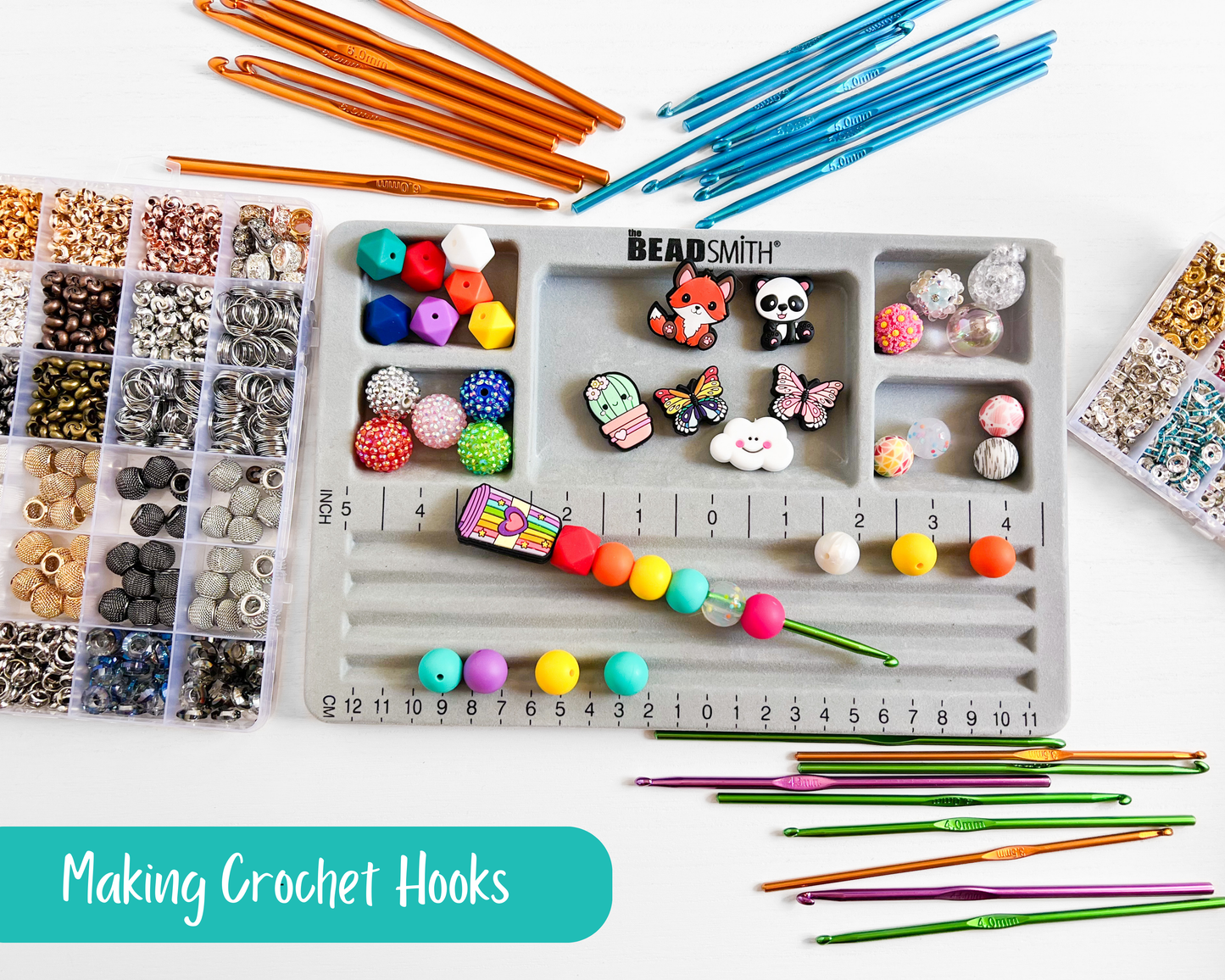 5 mm Custom Crochet Hook | Kawaii Dog Charm