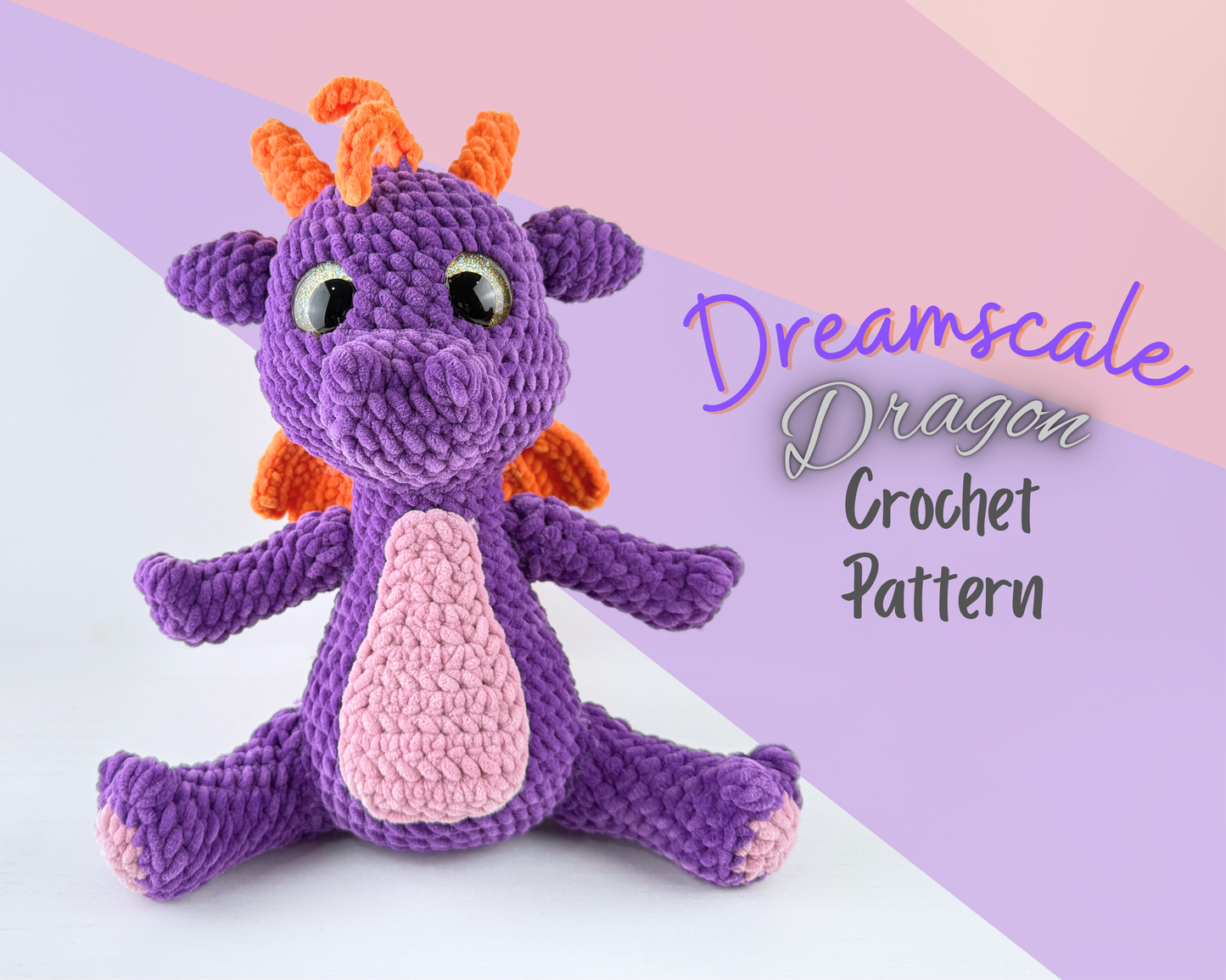 Fantasy Dragon Crochet Pattern | Amigurumi Digital Download PDF Tutorial | Dreamscale