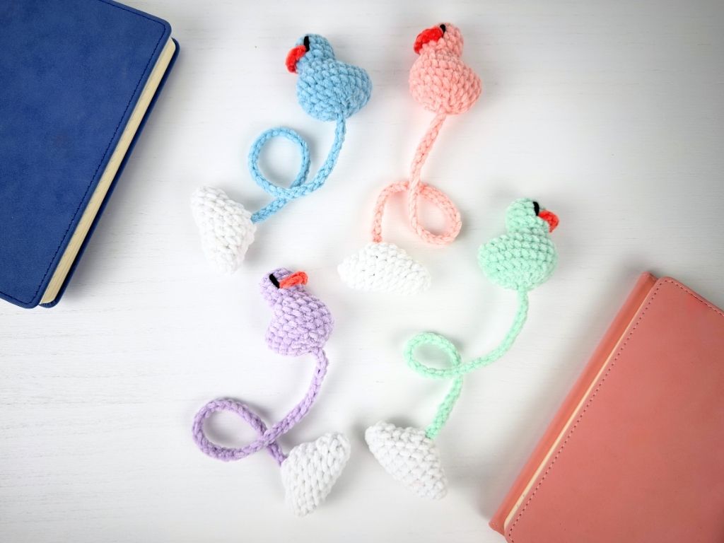 Crochet Bookmark Plushie | Crochet Page Marker Amigurumi Plush