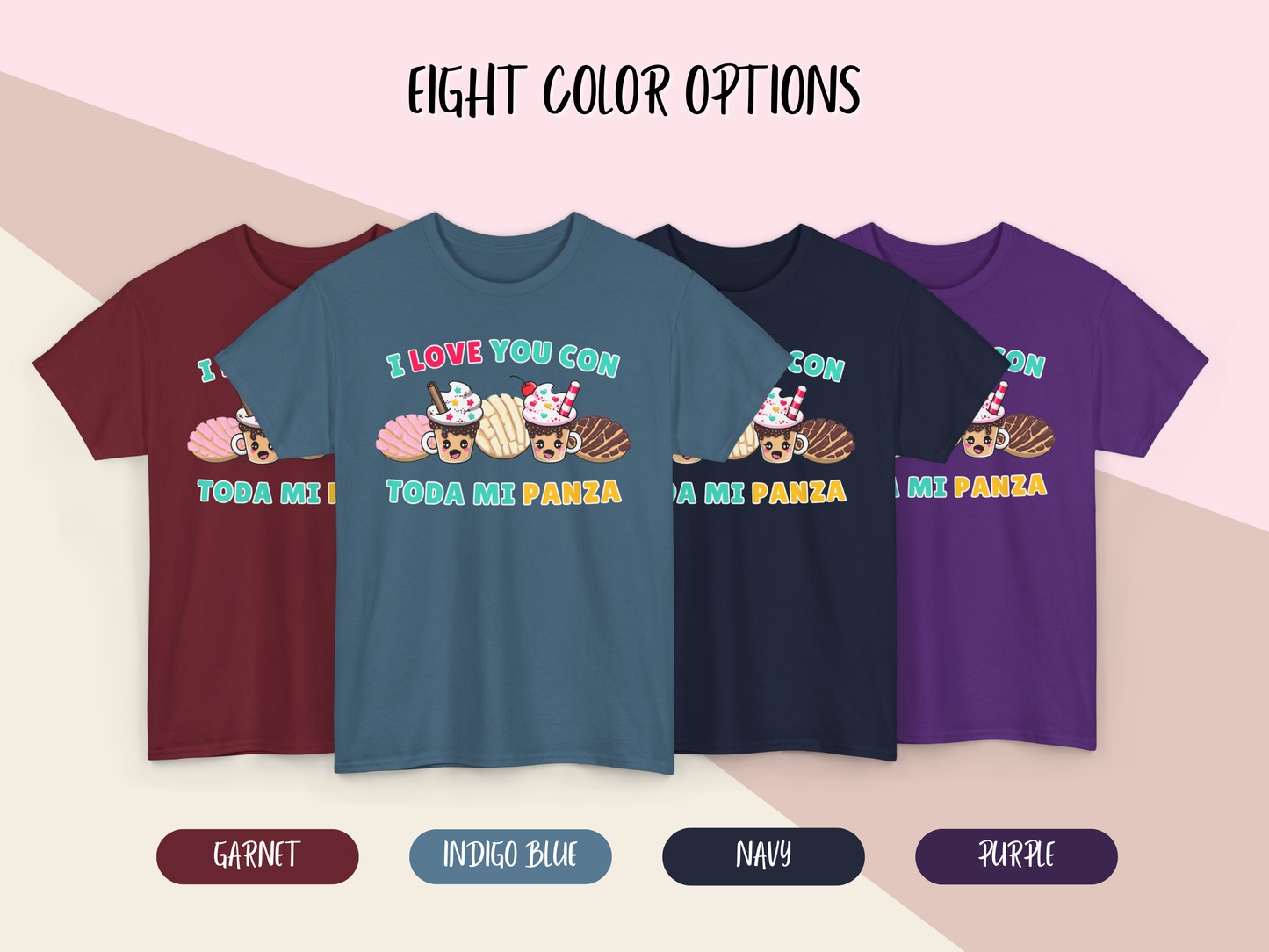 Kawaii Graphic Tee - I love you con toda mi Panza