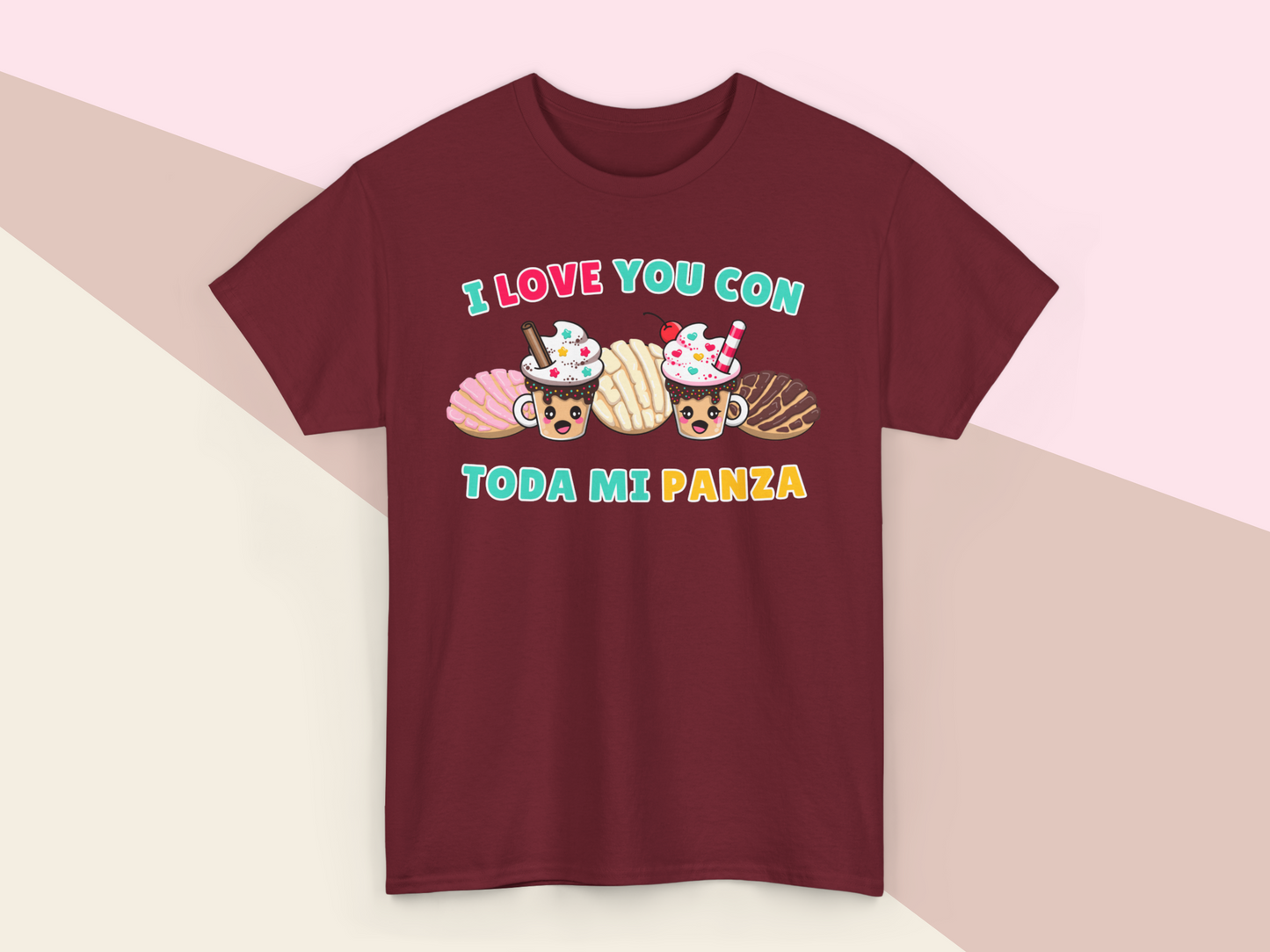 Kawaii Graphic Tee - I love you con toda mi Panza