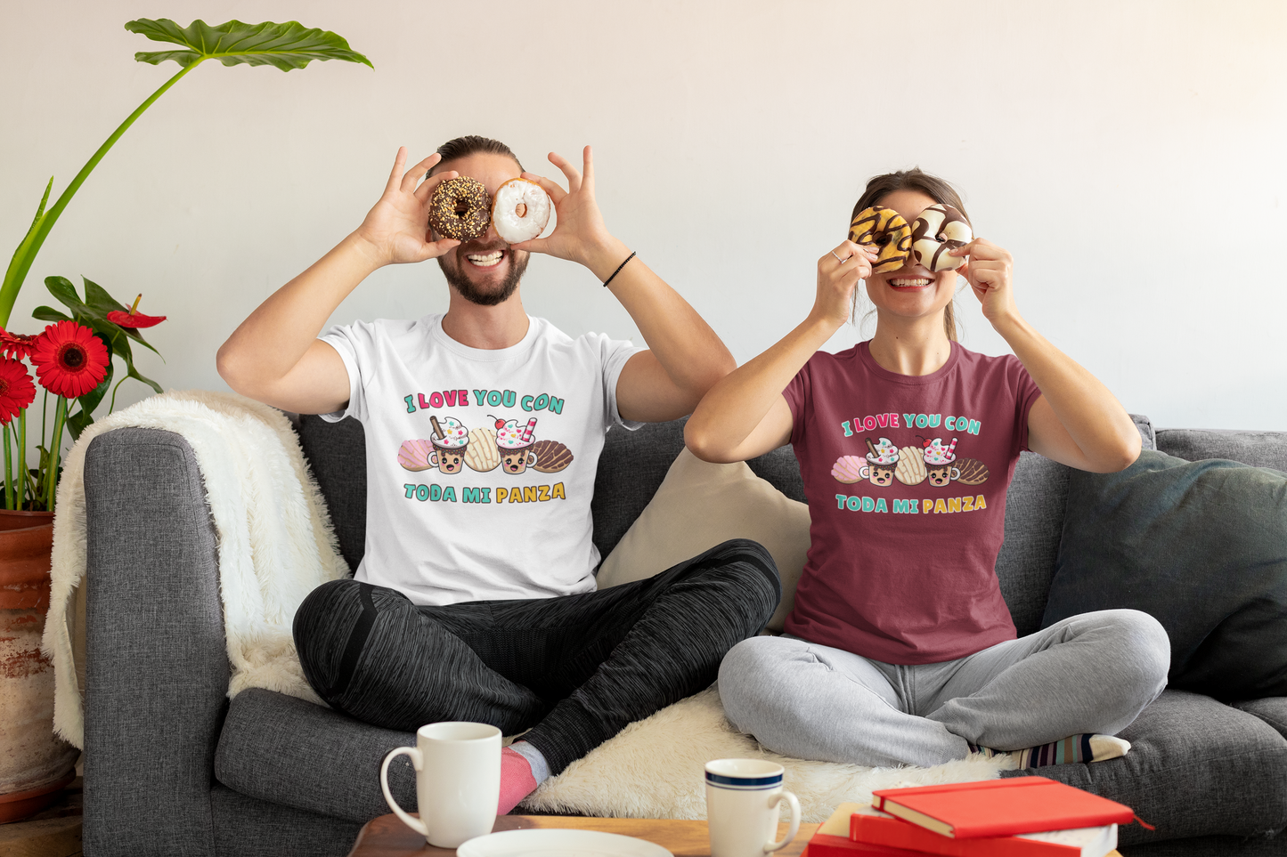 Kawaii Graphic Tee - I love you con toda mi Panza