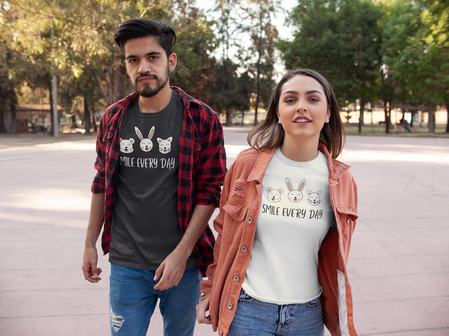 Kawaii Graphic Tee - Smile Every Day