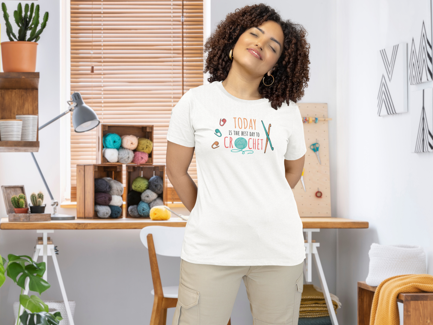 Graphic Tee - Today is the best day to Crochet
