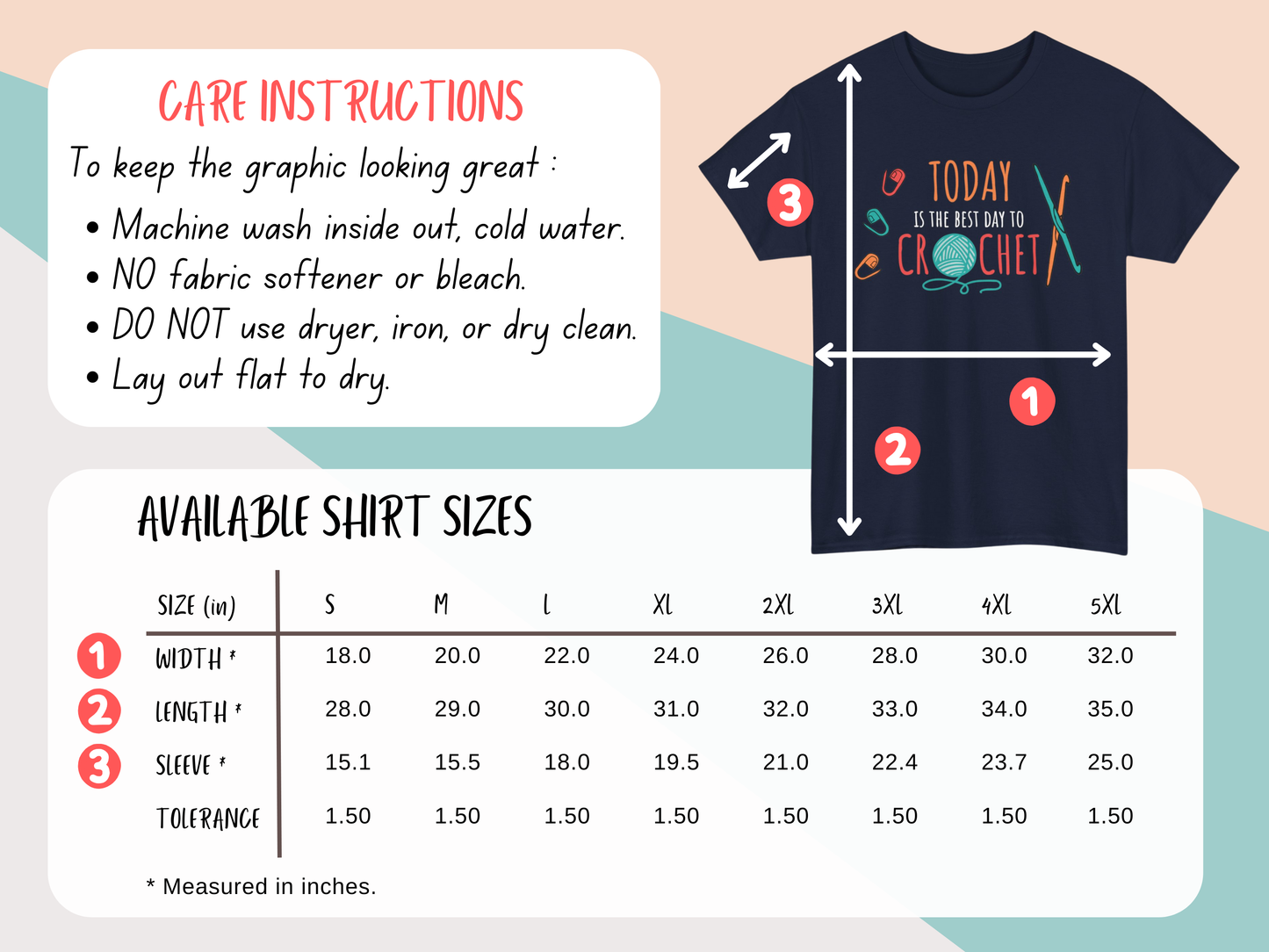 Graphic Tee - Today is the best day to Crochet