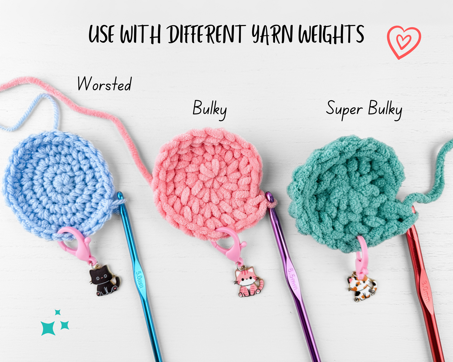 Custom Stitch Marker with Lobster Clasp | LIVE ONLY