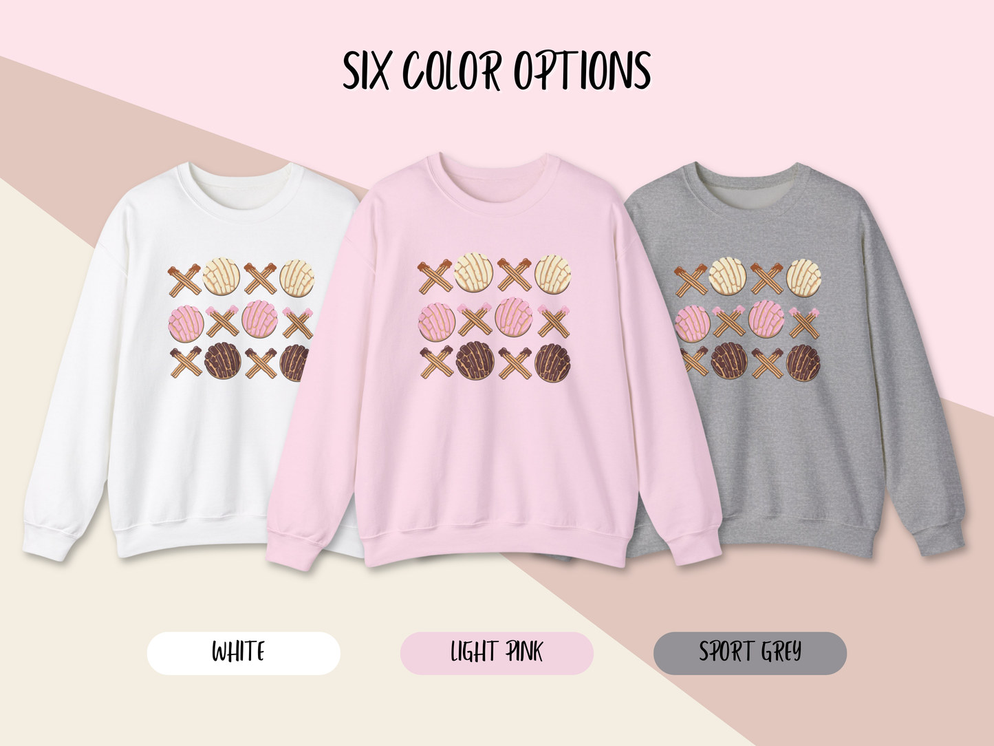 Graphic Sweatshirt - XOXO Conchas and Churros