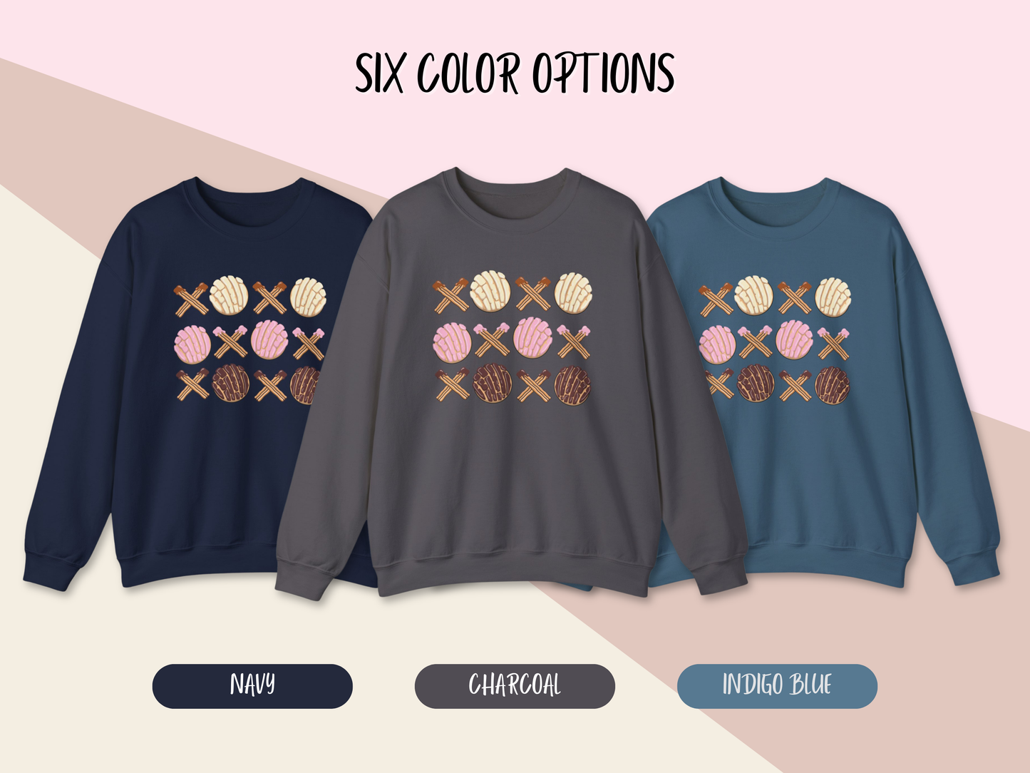 Graphic Sweatshirt - XOXO Conchas and Churros