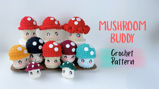 Mushroom Buddy Free Crochet Pattern