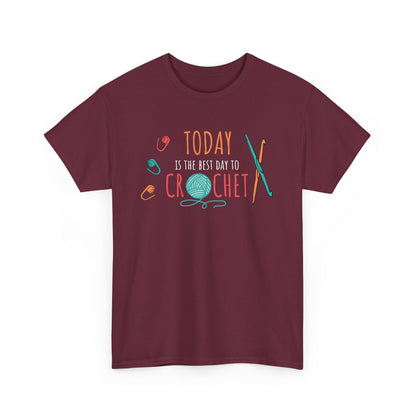 Graphic Tee - Today is the best day to Crochet