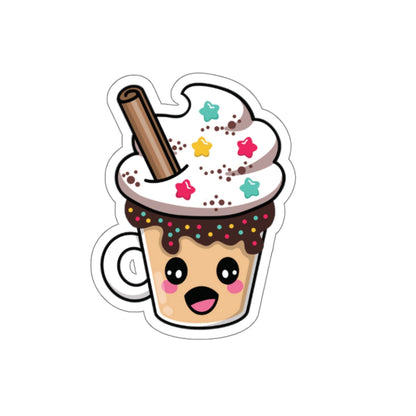 Kiss-Cute Stickers - Hot Chocolate with Cinnamon