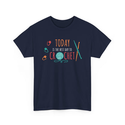 Graphic Tee - Today is the best day to Crochet