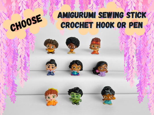 Choose Amigurumi Stick, Crochet Hook or Pen | Doorables Encanto