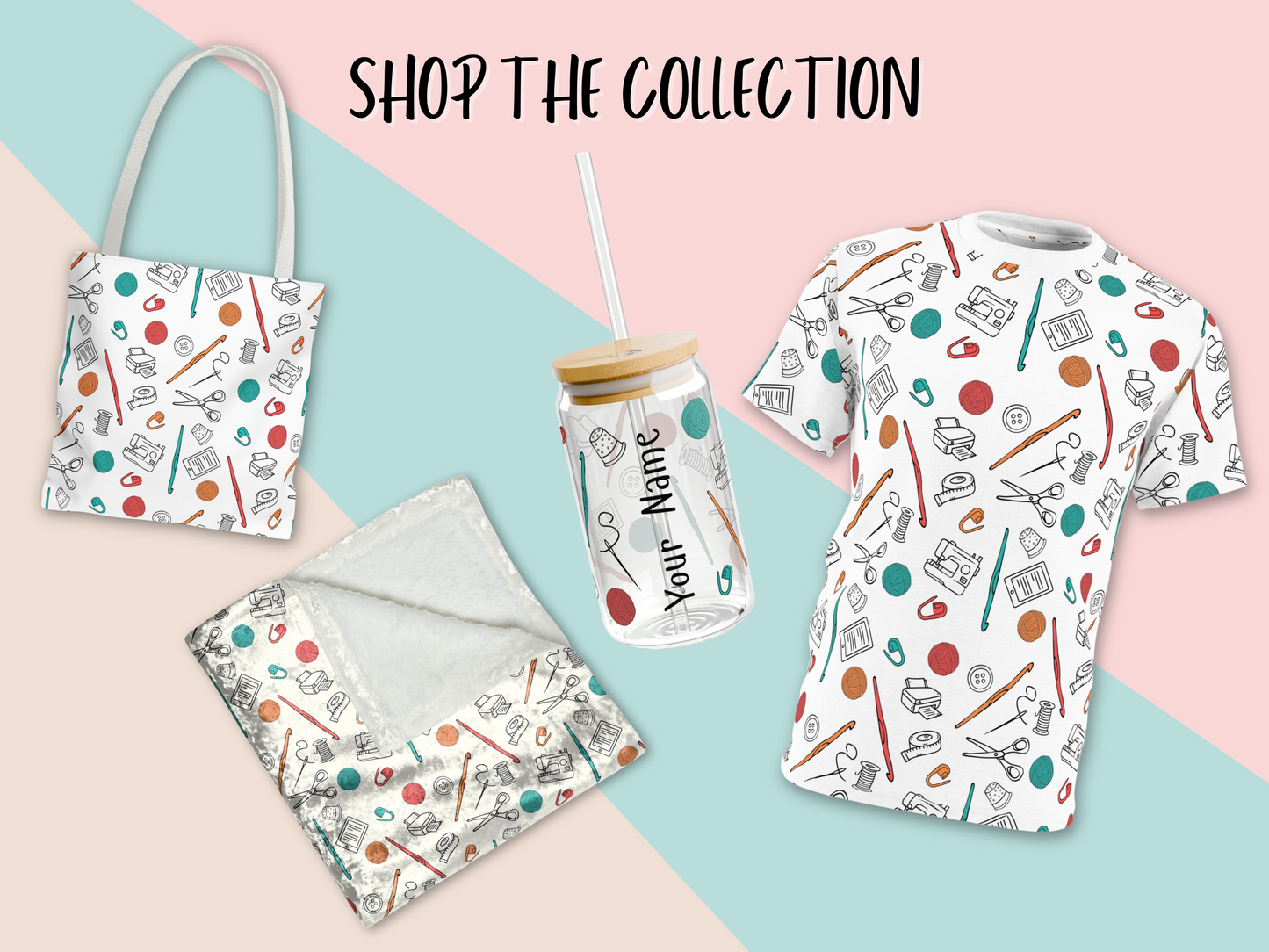 Graphic Tee - Crochet Crafting Tools