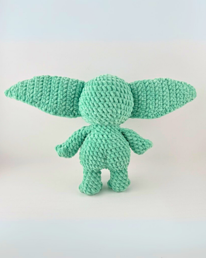 Baby Alien Plush | Green Crochet Amigurumi Plushie | Cute Handmade Gift