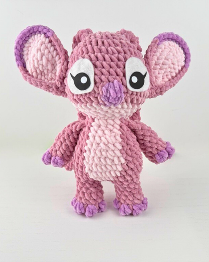 Experimental Alien Plush | Pink Crochet Amigurumi Plushie | Cute Handmade Gift