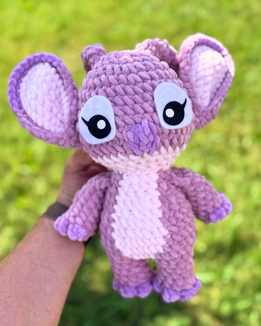 Experimental Alien Plush | Pink Crochet Amigurumi Plushie | Cute Handmade Gift