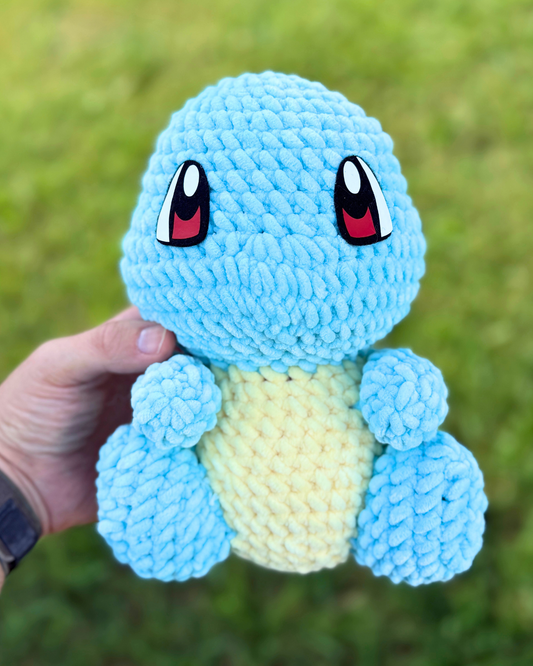 Water Turtle Plush | Blue Crochet Amigurumi Plushie | Cute Handmade Gift