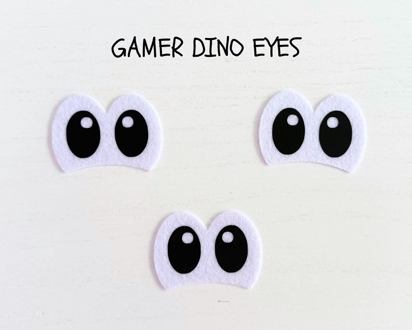 Willey the Reptile Felt Eyes – Amigurumi Plushie Eyes