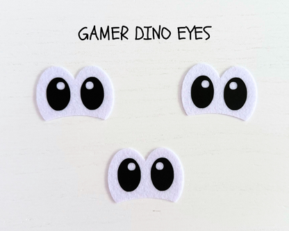 Willey the Reptile Felt Eyes – Amigurumi Plushie Eyes