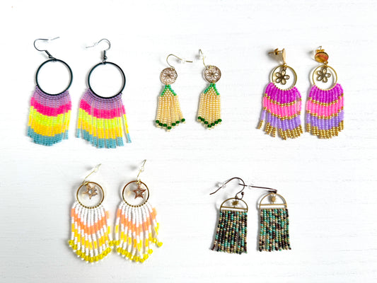 Handmade Assorted Dangle Earrings