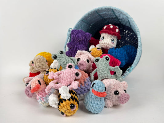 Mini Amigurumi Crochet Plushie | LIVE ONLY
