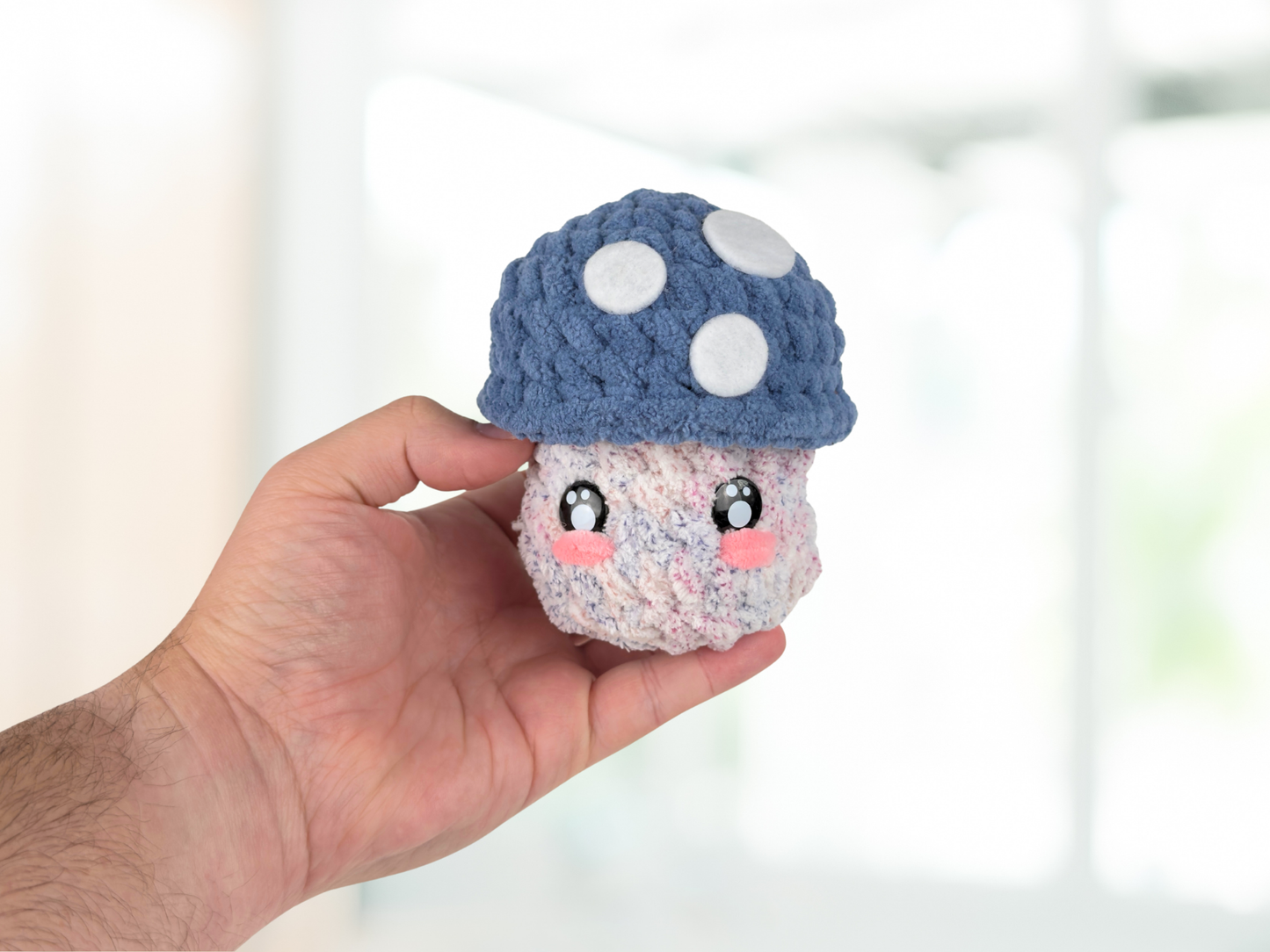 Mushroom Plushie | Toadstool Crochet Amigurumi Plush