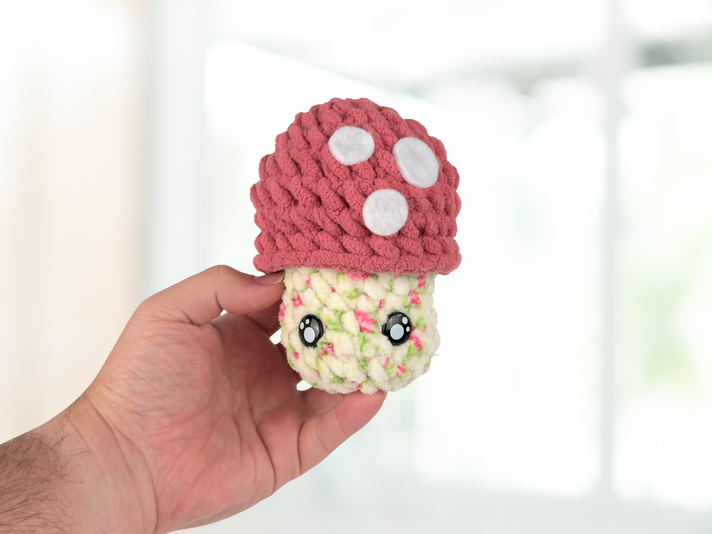 Mushroom Plushie | Toadstool Crochet Amigurumi Plush