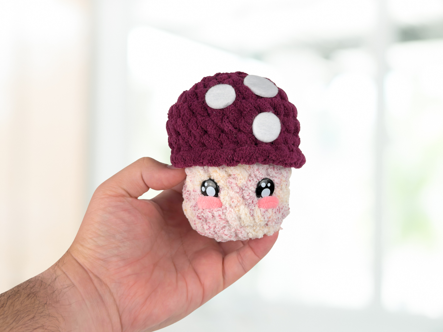 Mushroom Plushie | Toadstool Crochet Amigurumi Plush