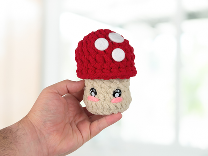 Mushroom Plushie | Toadstool Crochet Amigurumi Plush