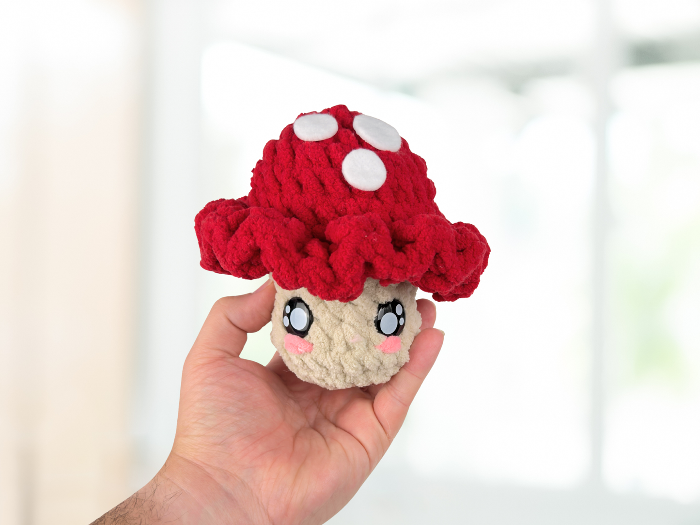 Mushroom Plushie | Toadstool Crochet Amigurumi Plush